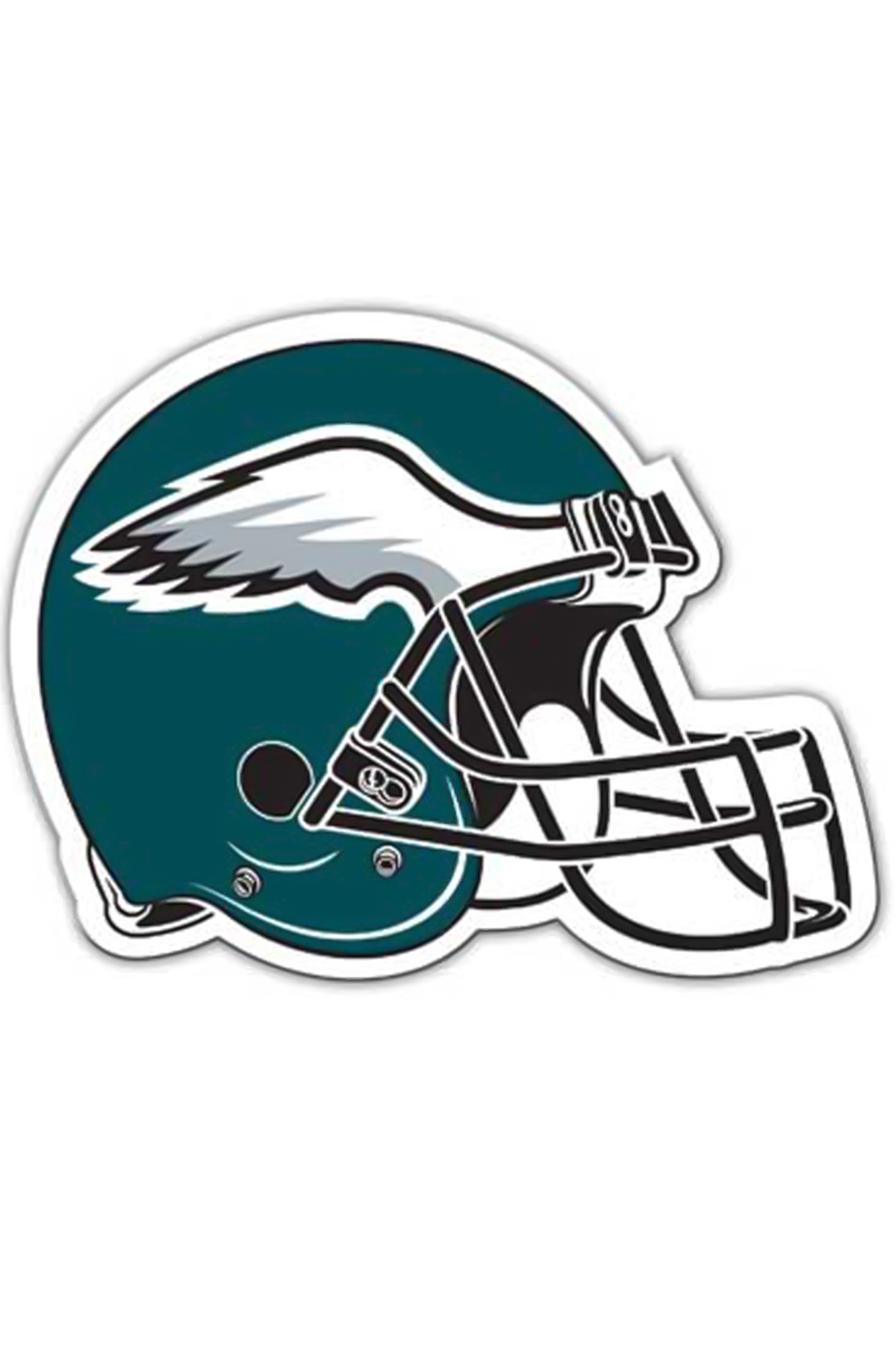 Philadelphia Eagles Helmet 12' Vinyl Magnet