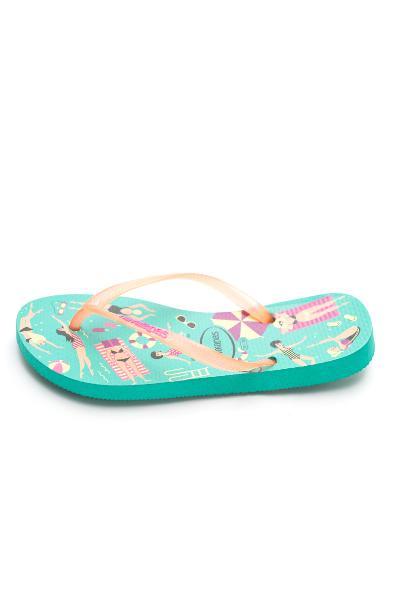 havaianas mint green