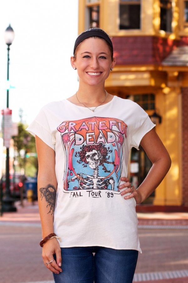 Junk Food Grateful Dead 1989 Fall Tour Tee