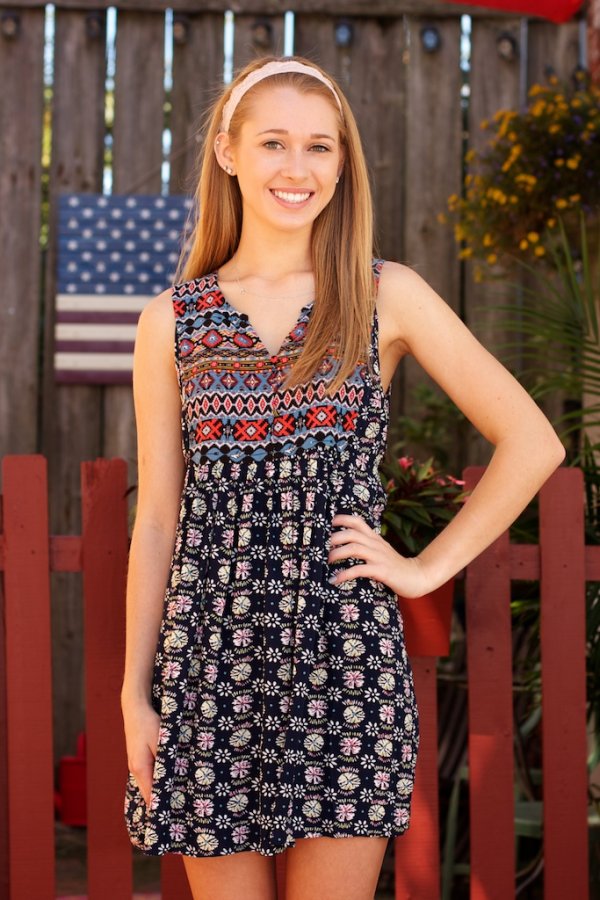 Sleeveless peasant dress best sale