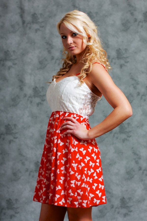 lace dress with bow