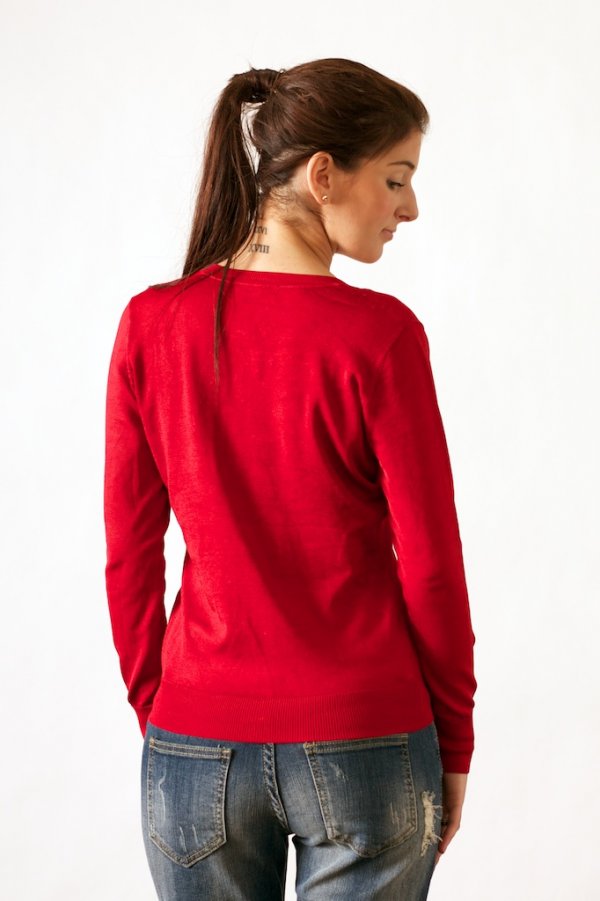 Wow Couture Luxe V-Neck Sweater