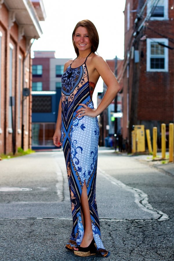 Jealous Tomato Bohemian Halter Dress
