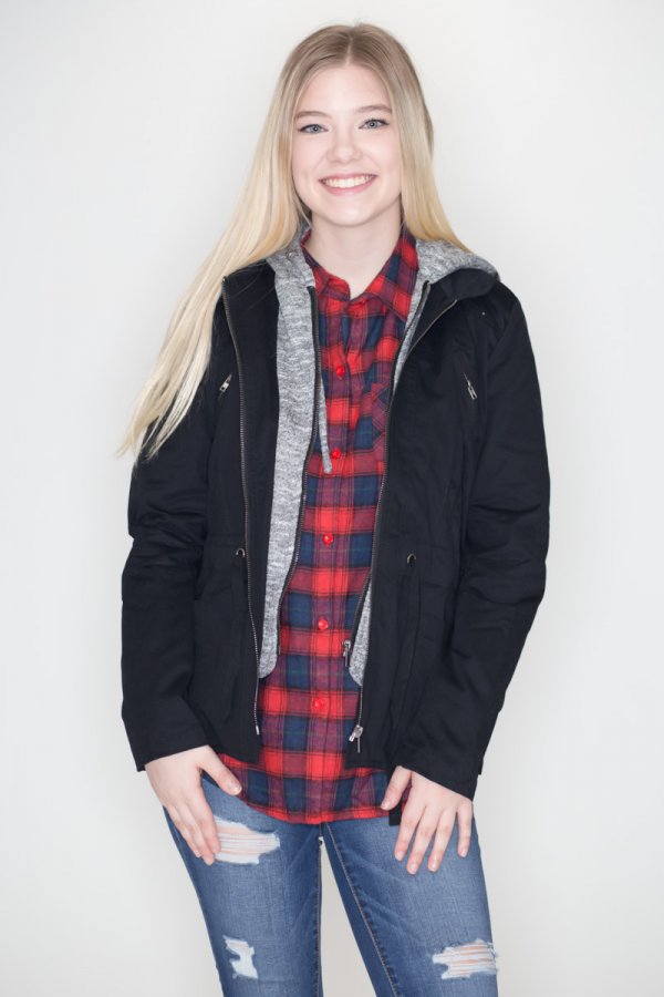 Love Tree Hoodie Utility Jacket