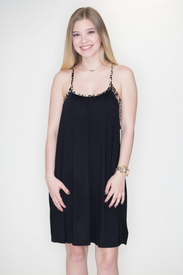 Leopard Print Tank Dress