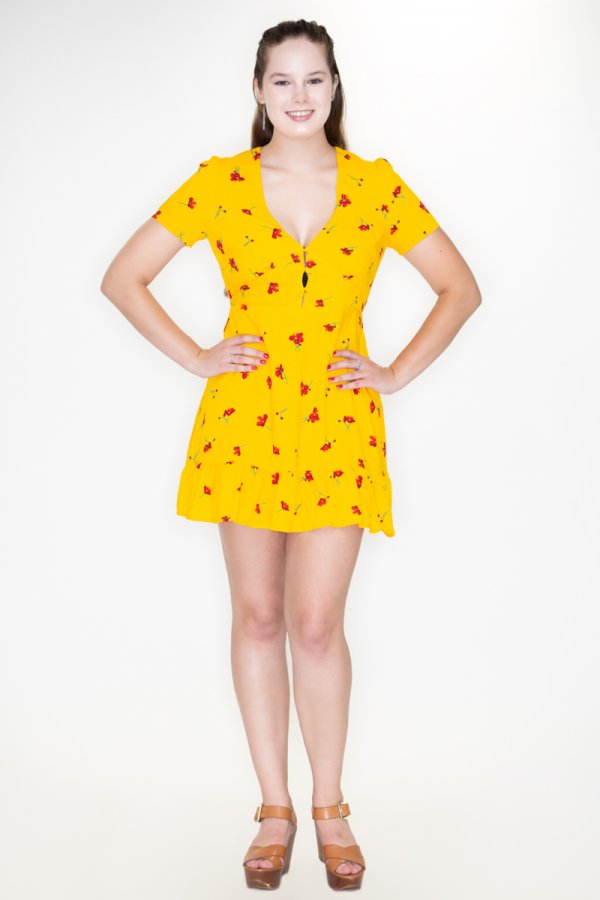 daisy print skater dress Hanna Andersson | Print Skater Dress with Pockets