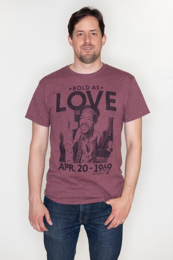 jimi hendrix bold as love t shirt