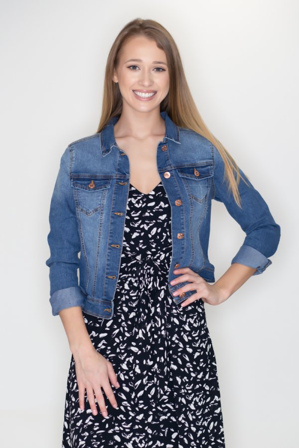 Love tree cheap distressed denim jacket