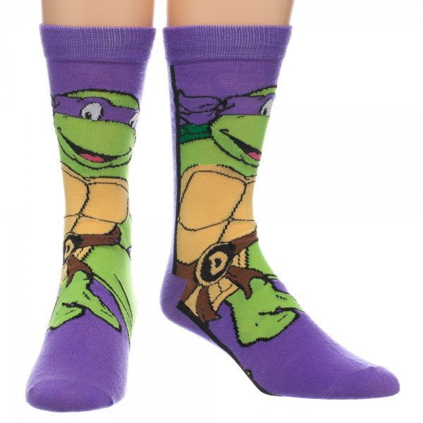 Bioworld Donatello TMNT Crew Socks