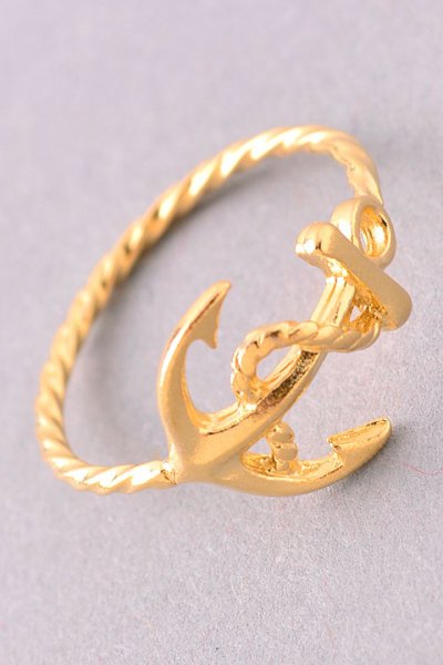 Sterling Silver Anchor Ring
