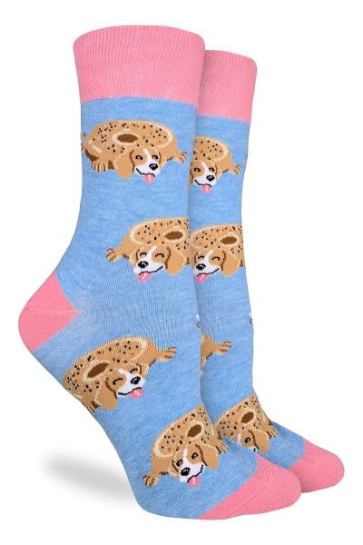 Beagle Bagels Socks by Good Luck Socks