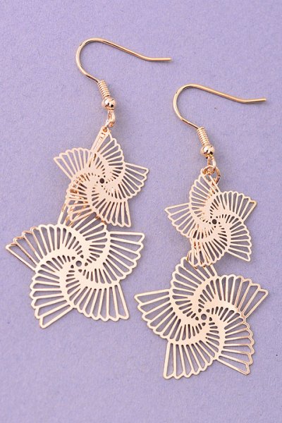 Swirl Star Earrings
