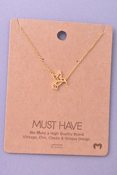 Hummingbird Necklace by Must Have