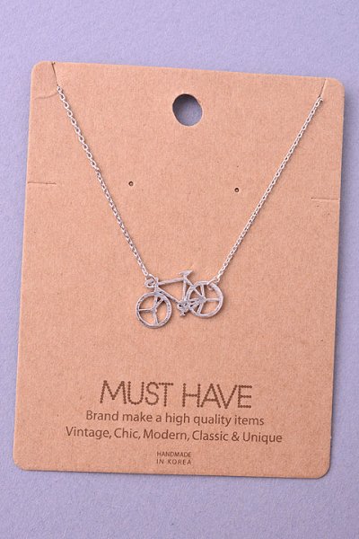 Bicycle Necklace by Must Have