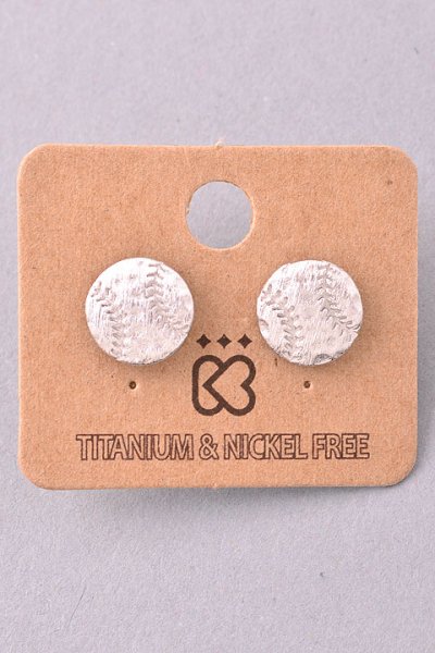 Baseball Earrings