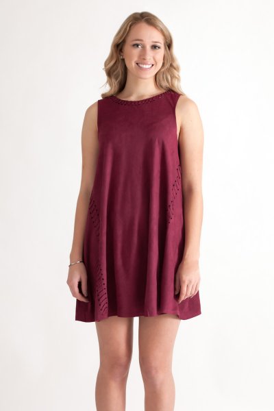 Suede Shift Dress by She and Sky