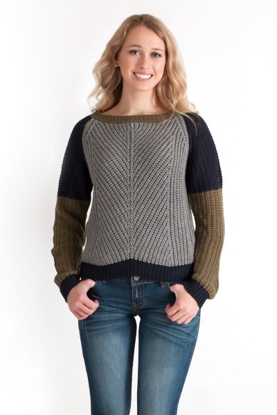 Color Block Sweater by She and Sky