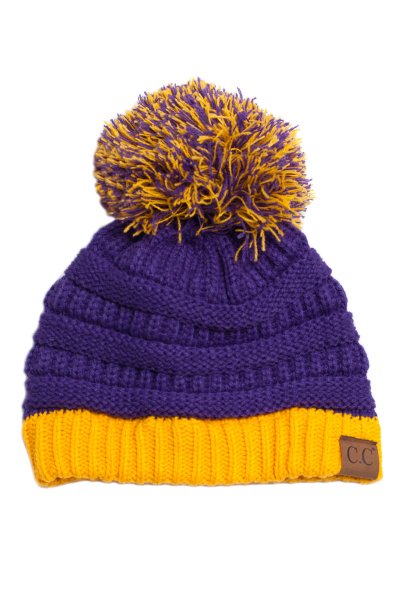 Pom Knit Beanie by C.C.