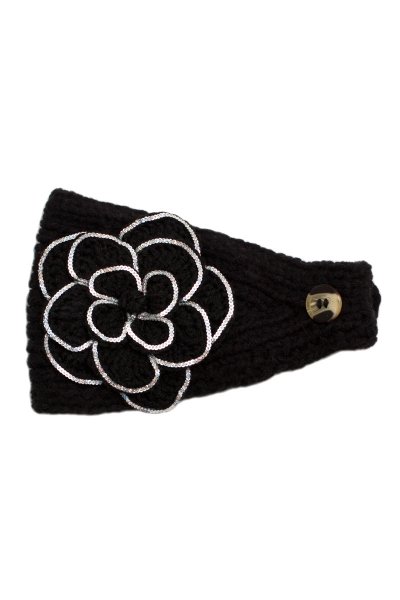 Floral Knit Headband by C.C.