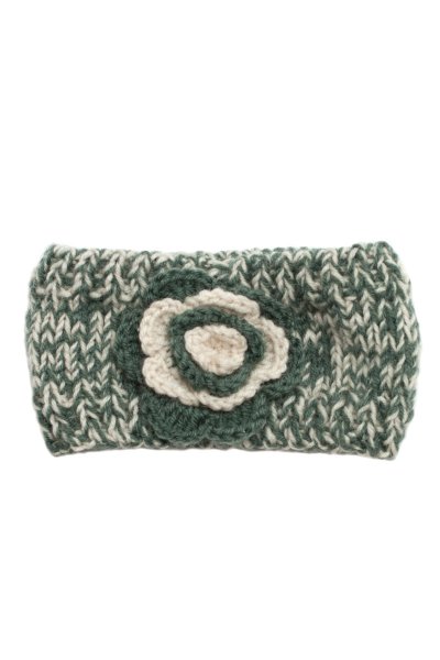 Knit Flower Headband by Do Everything in Love