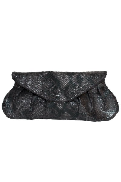 Material Girl Snakeskin Clutch by Urban Expressions