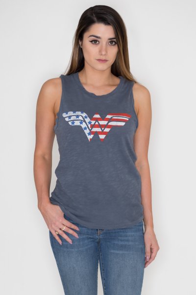 Wonder Woman Flag Tank by Junk Food