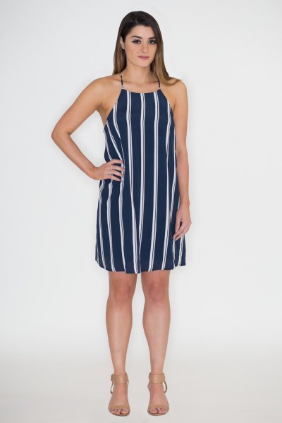 Striped Shift Dress by She and Sky