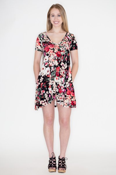 Floral Swing Dress by Cherish