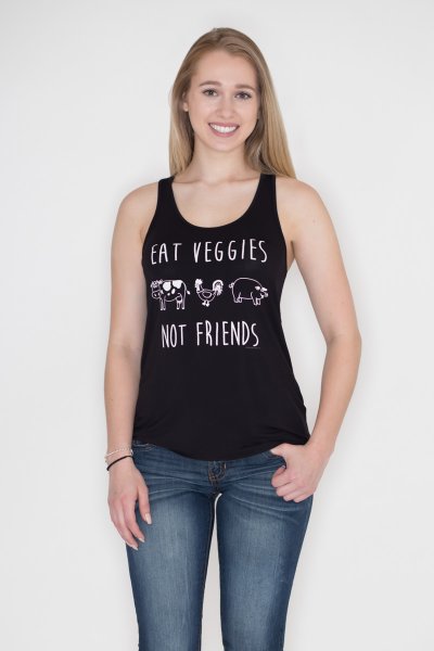 Eat Veggies Tank by Bear Dance