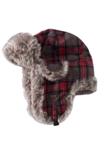 Plaid Trapper Hat by Delux