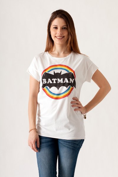 Batman Rainbow Tee by Junk Food