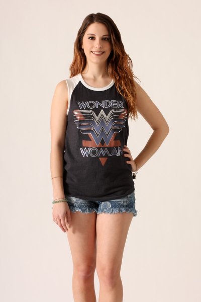 Wonder Woman Raglan Tank by Junk Food