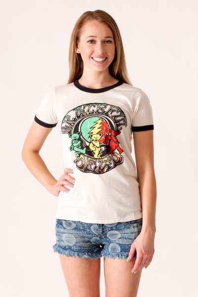 Grateful Dead Ringer Tee by Junk Food