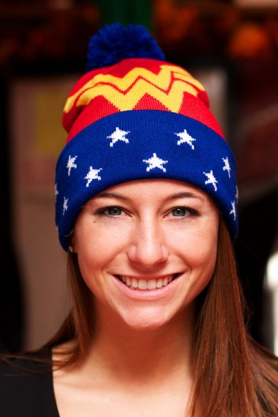 Wonder Woman Pom Beanie by Bioworld