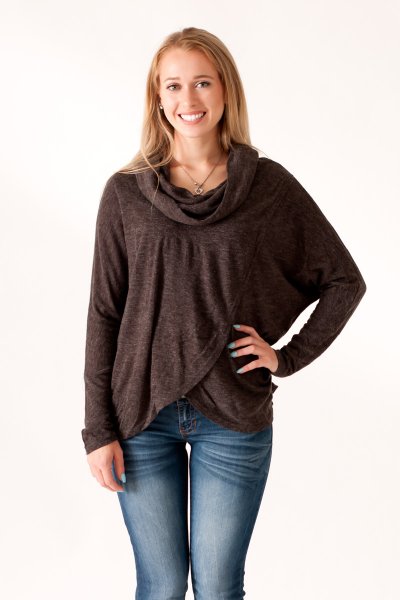 Cowl Neck Top by She and Sky