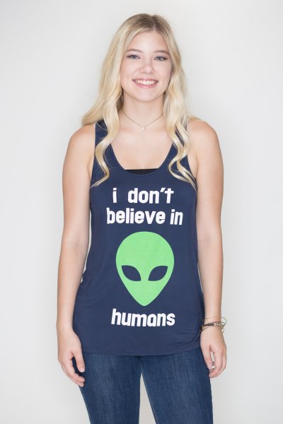 Alien Tank Top by Bear Dance
