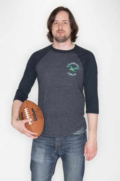 Philadelphia Eagles 2018 Mens Raglan by Junk Food