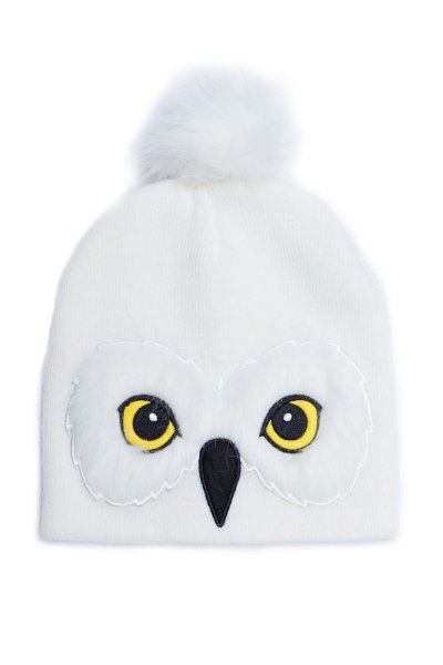 Harry Potter Hedwig Pom Beanie by Bioworld