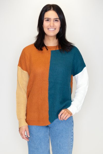 Retro Striped Sweater by Cozy Casual