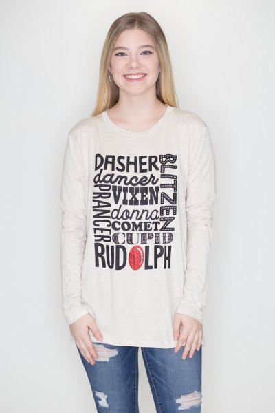 Rudolph Christmas Tee by Zutter