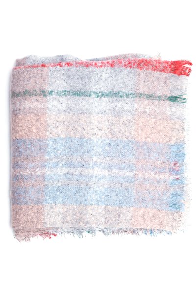 Grunge Plaid Blanket Scarf by Love of Fashion