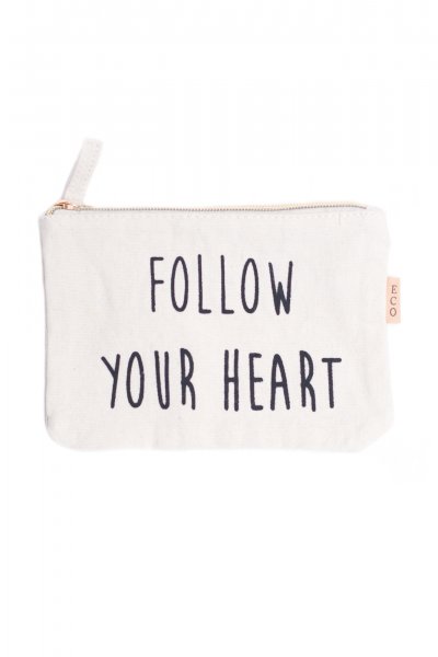 Follow Your Heart Pouch by Love of Fashion
