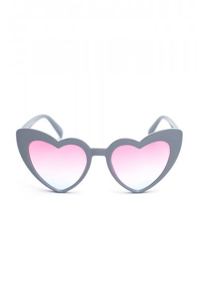 Grey Heart Sunglasses by Ocean and Land