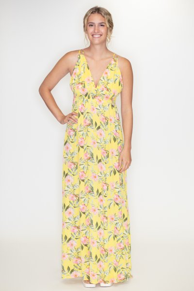 Floral Print Maxi Dress by Timing