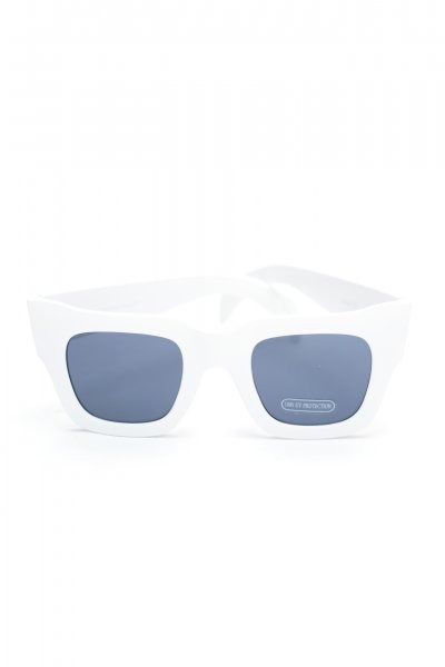 White Bat Wing Sunglasses by Ocean and Land