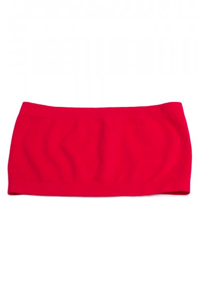 Red Seamless Bandeau by Zenana