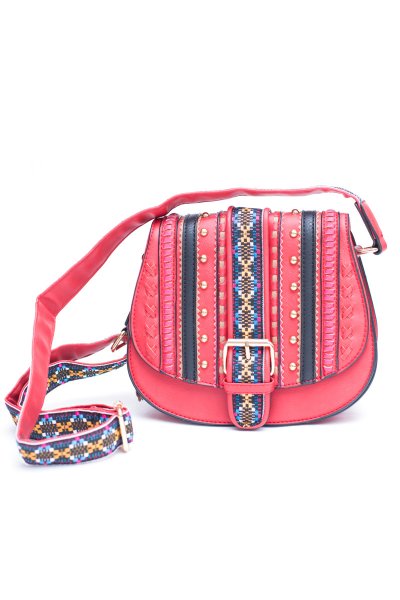 Embroider And Stud Cross Body Bag Embroider And Stud Cross Body Bag