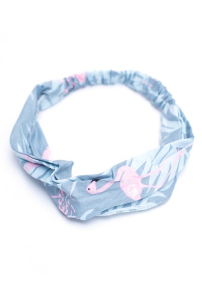 Blue Flamingo Headband by Ellas