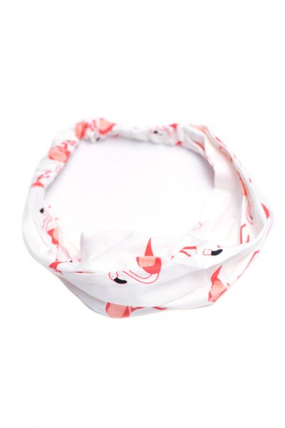 White Flamingo Headband by Ellas