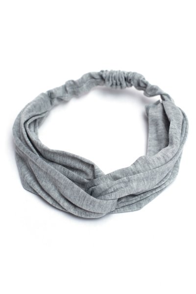 Grey Knot Headband by Ellas